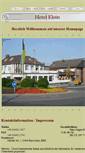Mobile Screenshot of hotel-klein.de